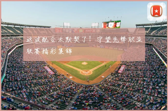 这波配合太默契了！守望先锋职业联赛精彩集锦